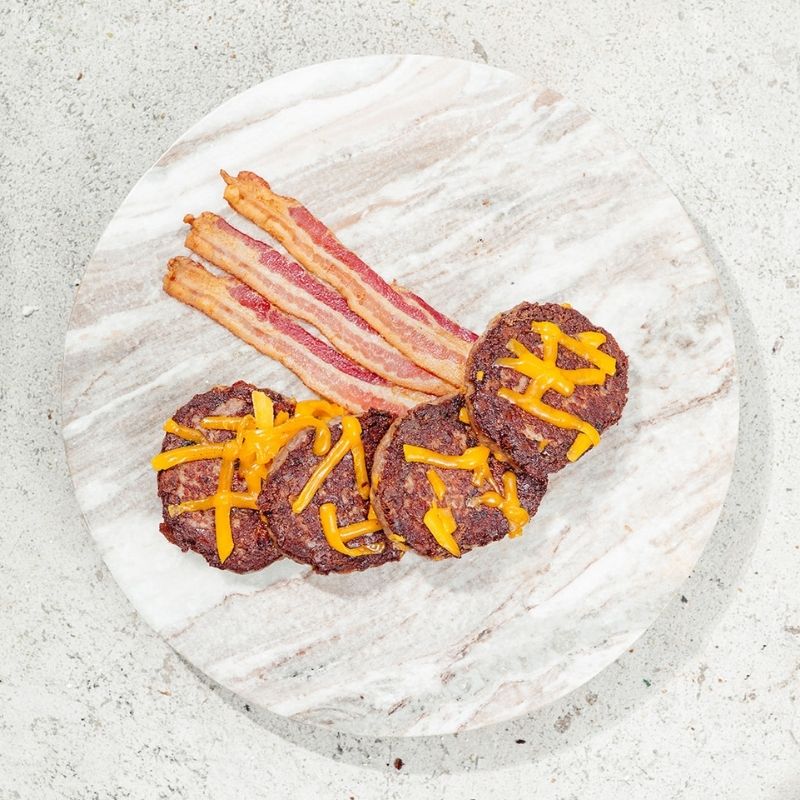 Cheddar Bacon Steak Burger Bulk Pack | Well Seasoned